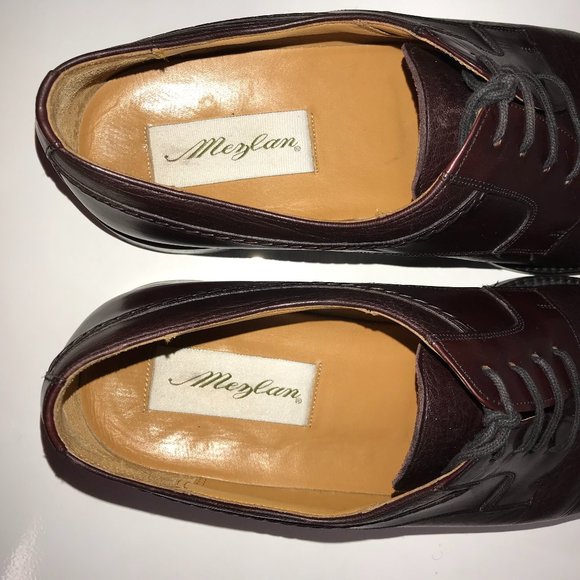 Mezlan Napoli Men\'s 9.5 Derby Burgundy Dress Shoes main image 7